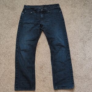 33x32 Vintage Straight Banana Republic Men's jeans dark blue